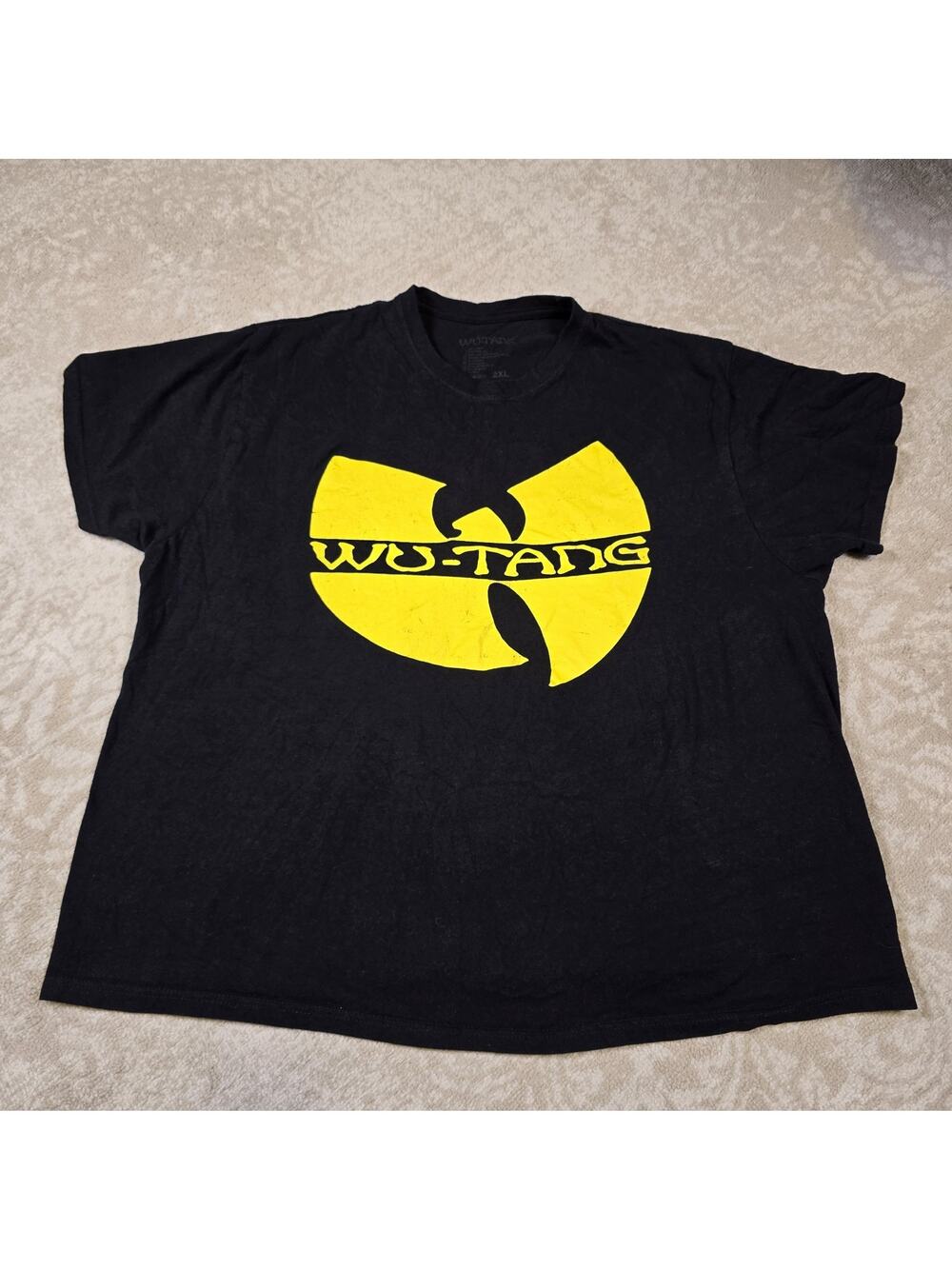 Wu-Tang Clan - Graphic Yellow W T-shirt Men's Size XXL - Pre-owned